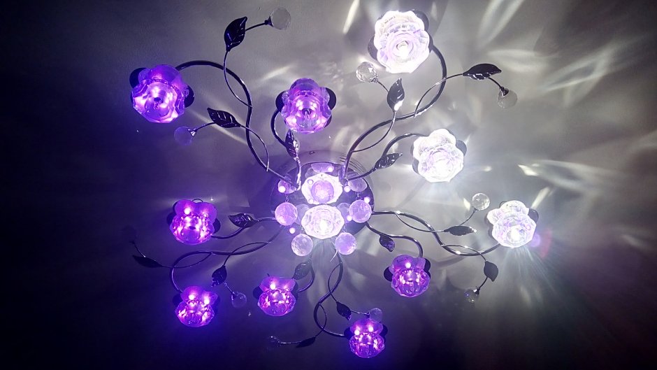 Люстра со светодиодами и пультом