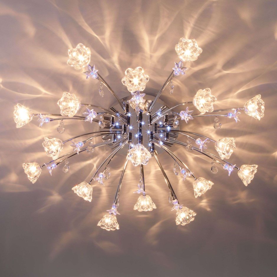 Люстра галогенная с пультом 89061/16