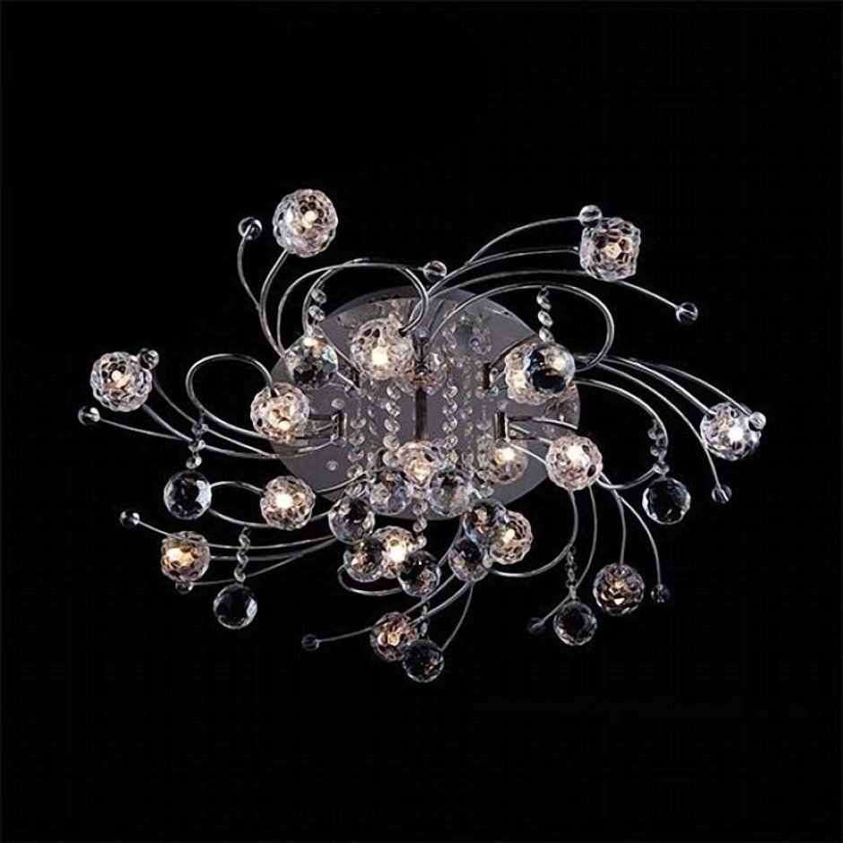 Люстра Eurosvet 85033/15 хром / синий + красный + фиолетовый, g4, 300 Вт