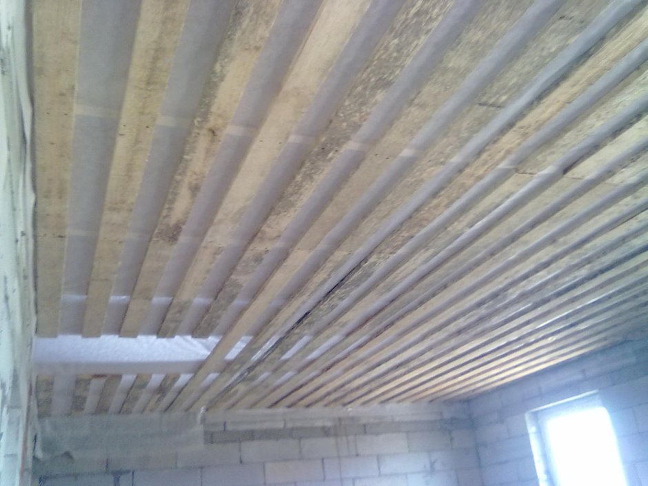 Подшивка балок перекрытия снизу
