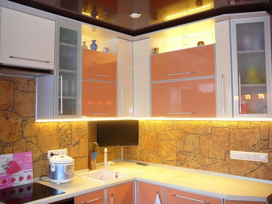 Кухонный гарнитур «Симпл» бирюза