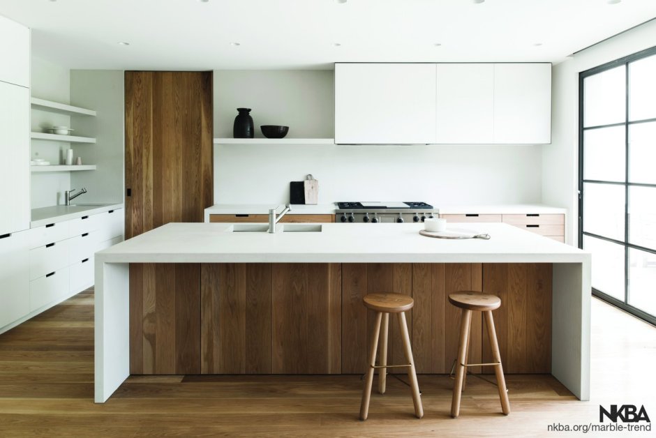 Стол остров деревянный