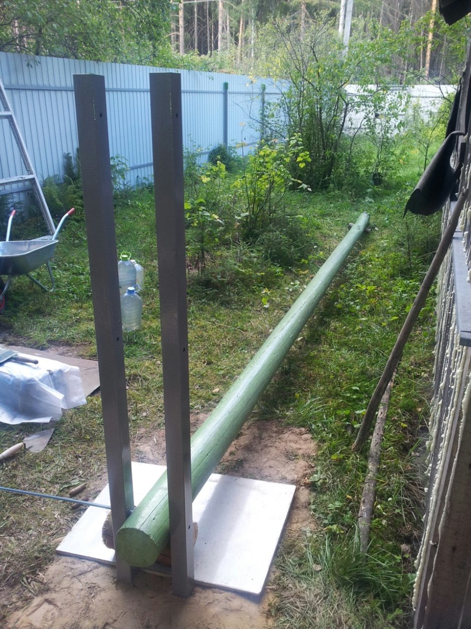 Монтажная опора трубостойка