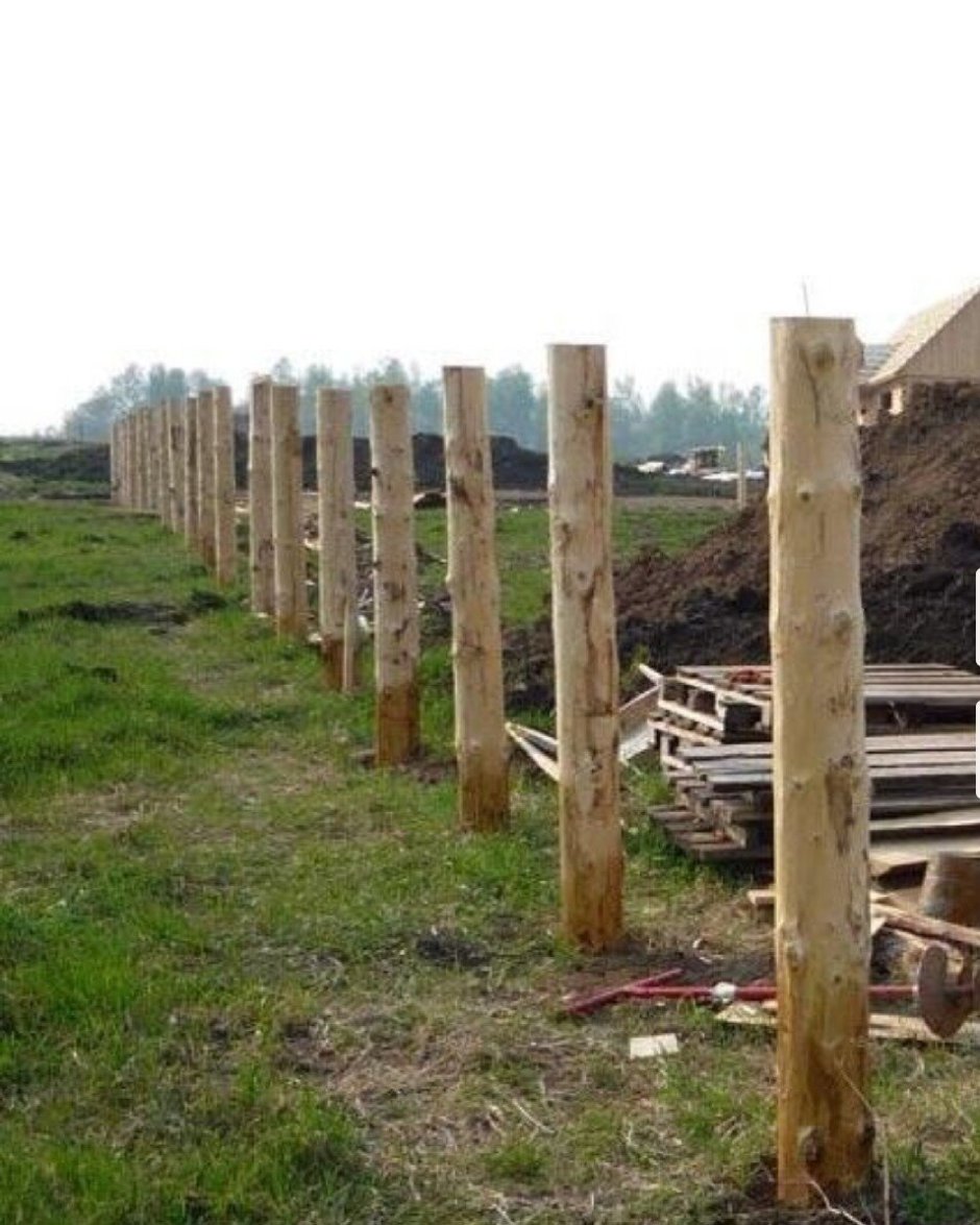 Деревянный столб