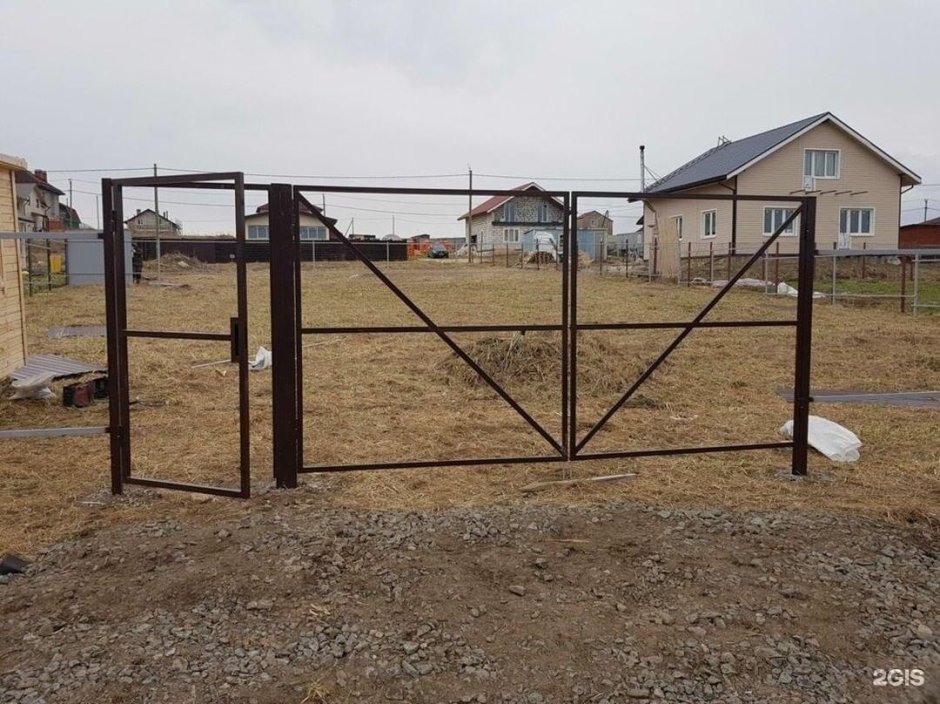 Ворота рабица 4х1,5 без калитки кап в013