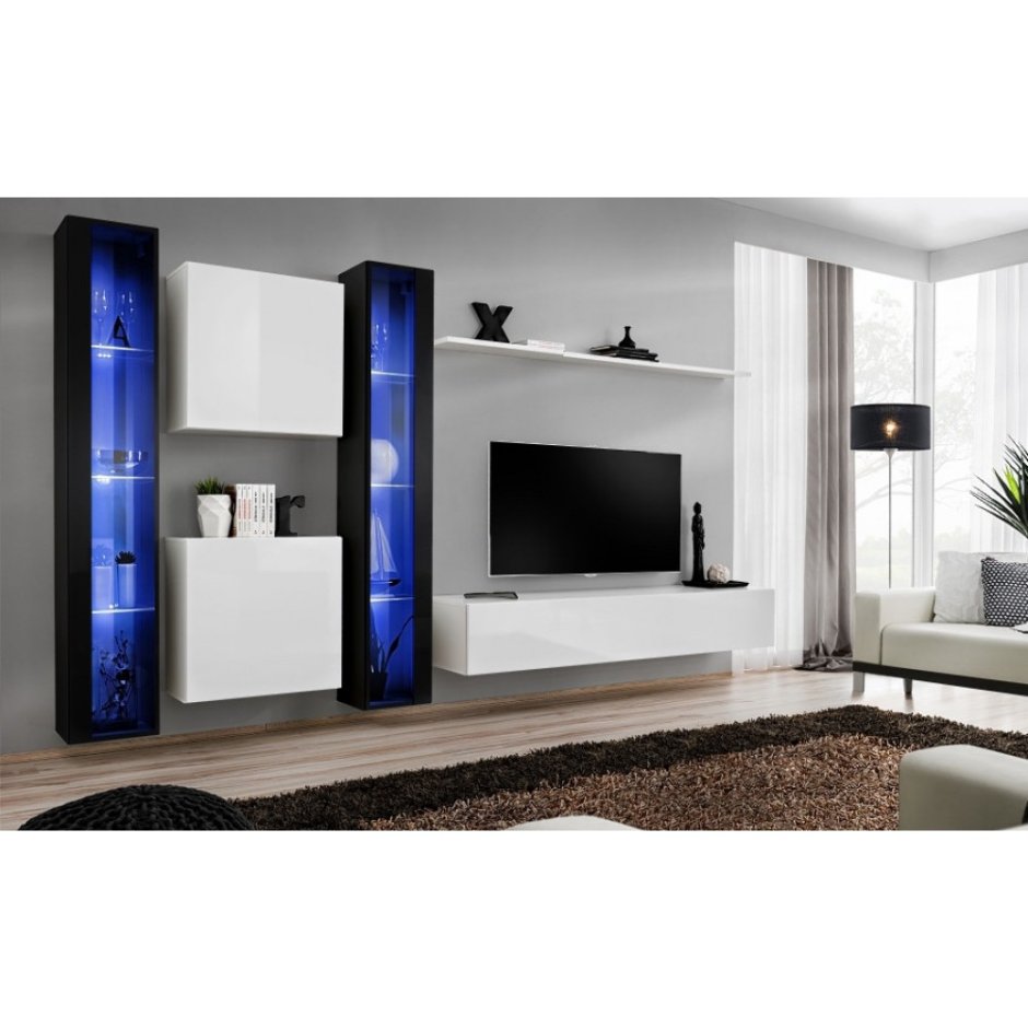 Стенка Сохо 7 Модерн глянцевая