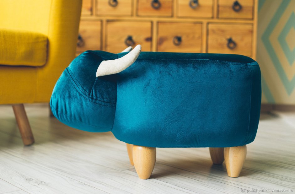 Кресло пуфик мишка