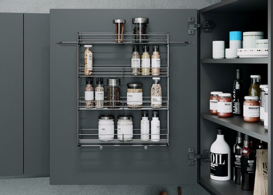 Навесная полка для специй vs Top Spice 358х84х456мм