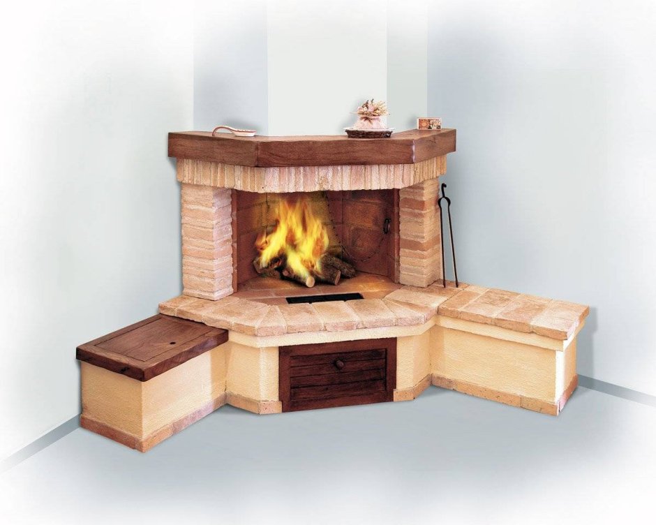 Камины в интерьере гостиной