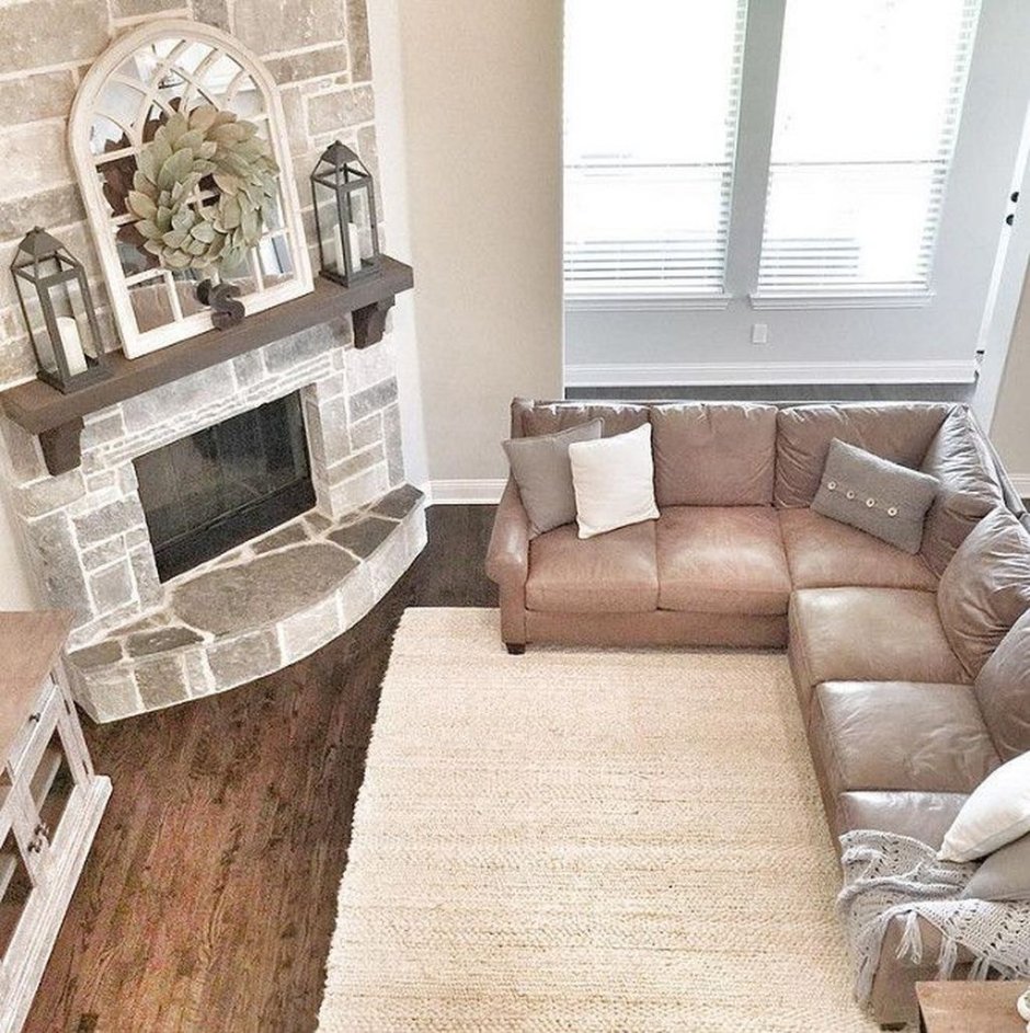 Камин в интерьере