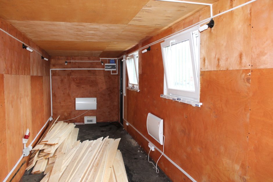 Чертеж каркаса блок контейнера