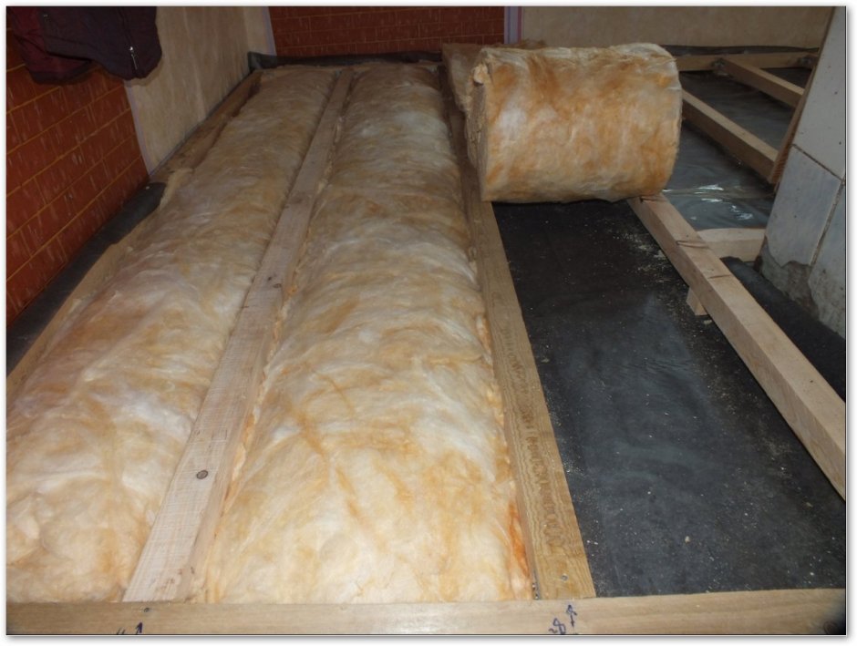 Утепление пола в бытовке