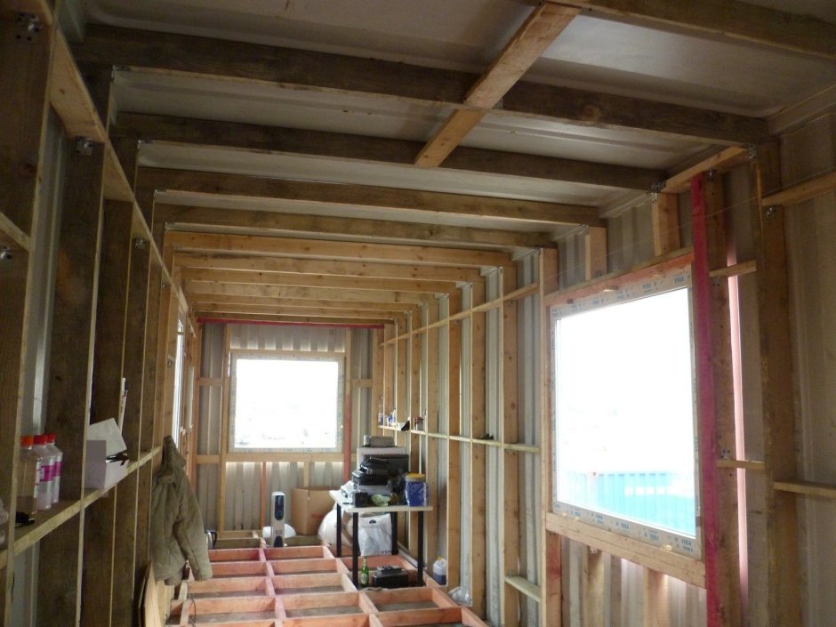 Обшиваем утепляем бытовку изнутри