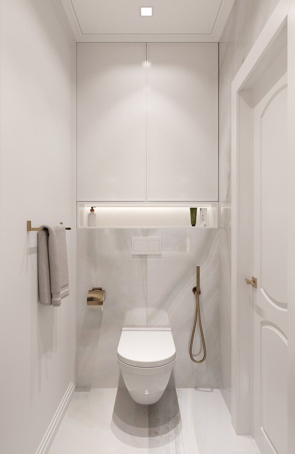 Короб для инсталляции с полками