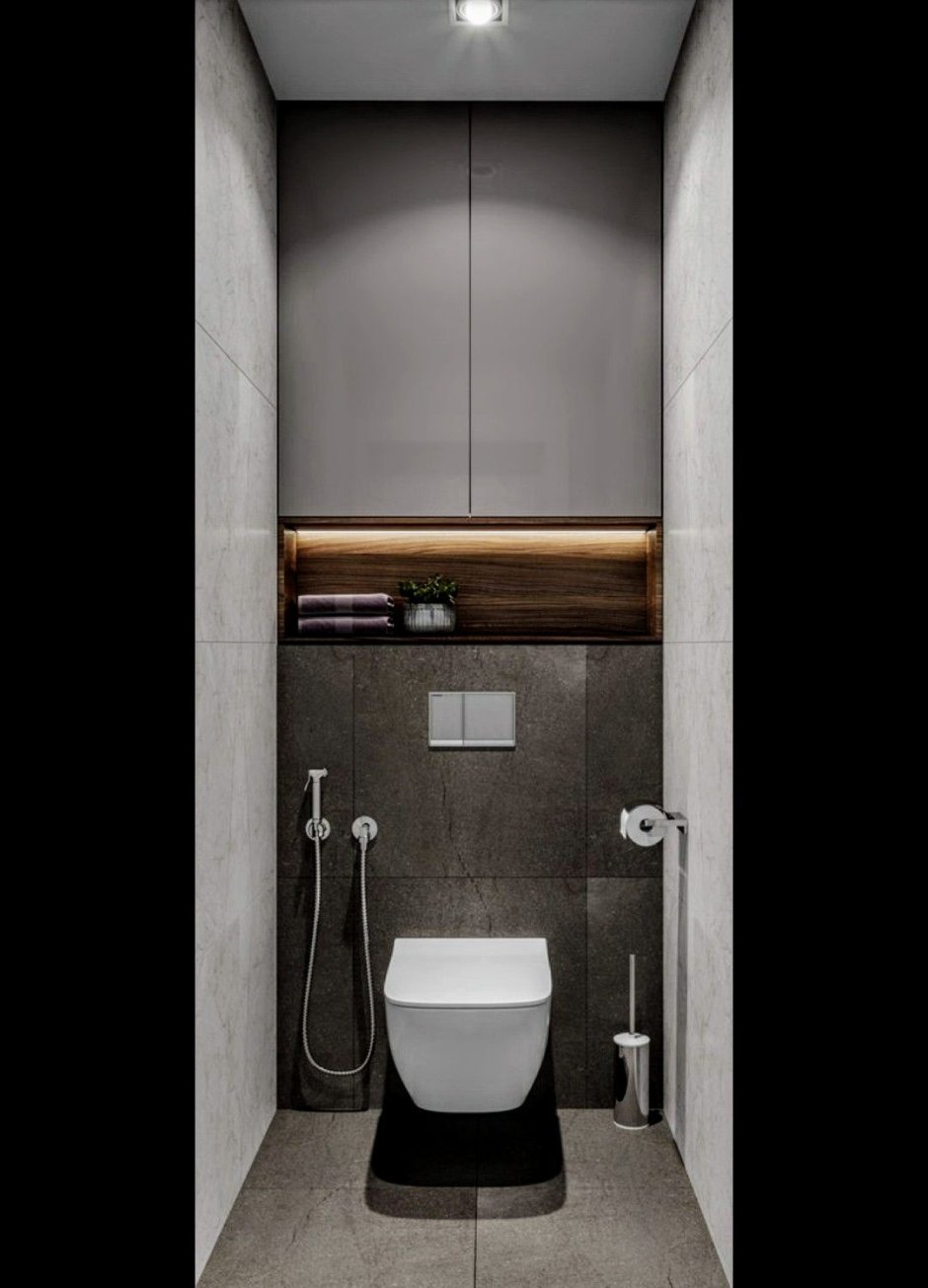 Туалетная комната с инсталляцией