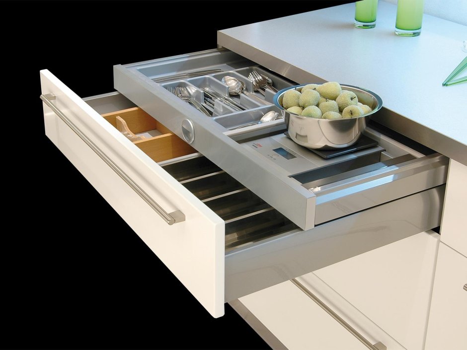 Leicht кухни наполнение шкафов