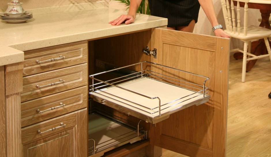 Шкаф под мойку 90 см для кухни Blum