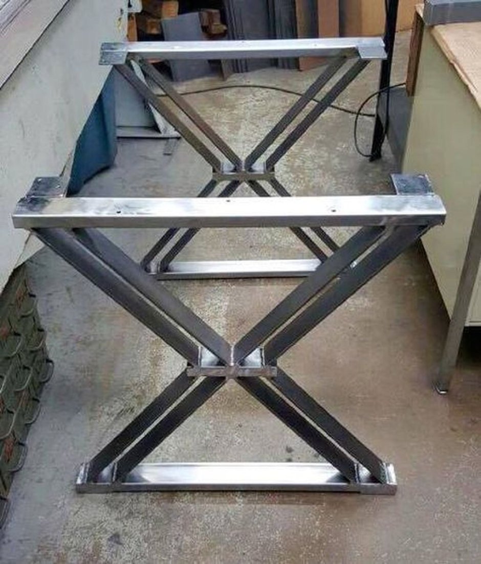 Верстак из профильной трубы 40x20