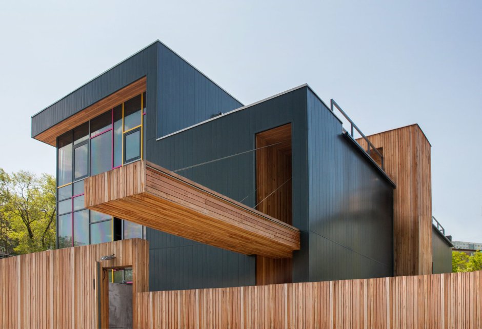 Фасад из профлиста