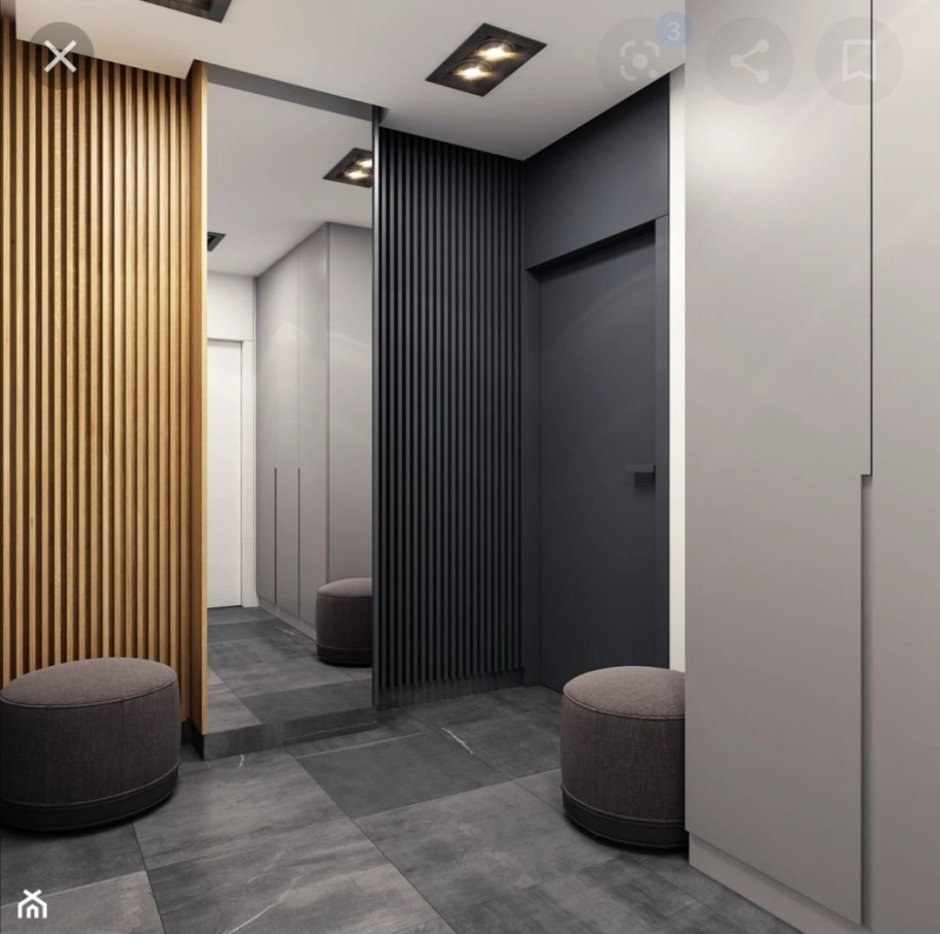 Графитовая прихожая