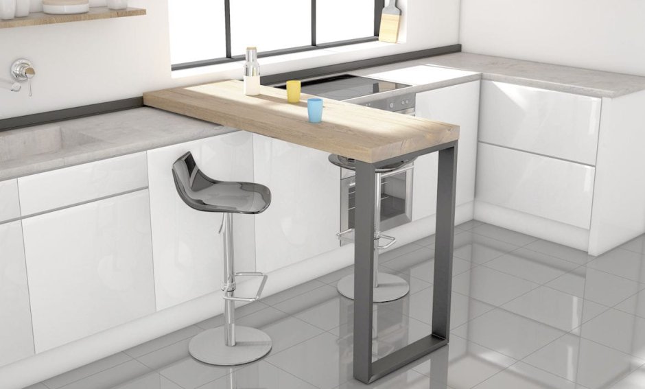 Стойка барная волна l500