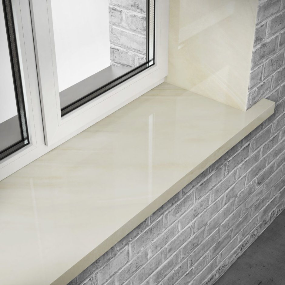 Подоконник из плитки34c