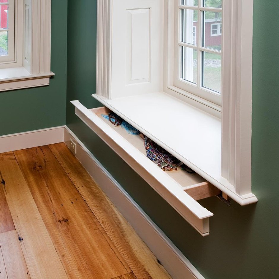 Подоконник в интерьере