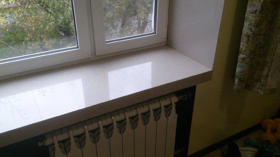 Подоконник из керамогранита