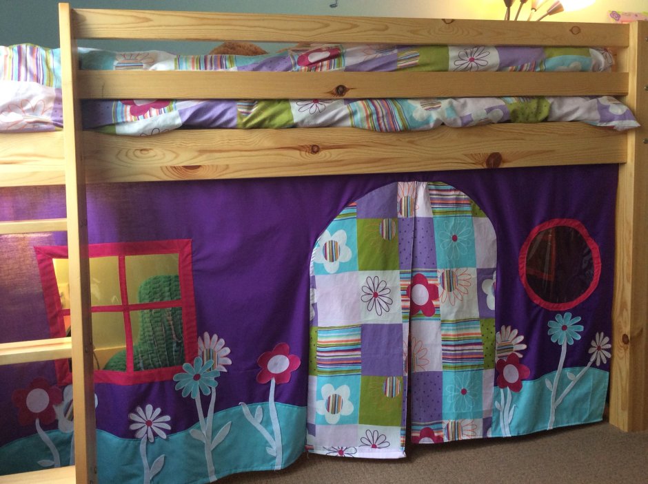 Шторы на двухъярусную кровать