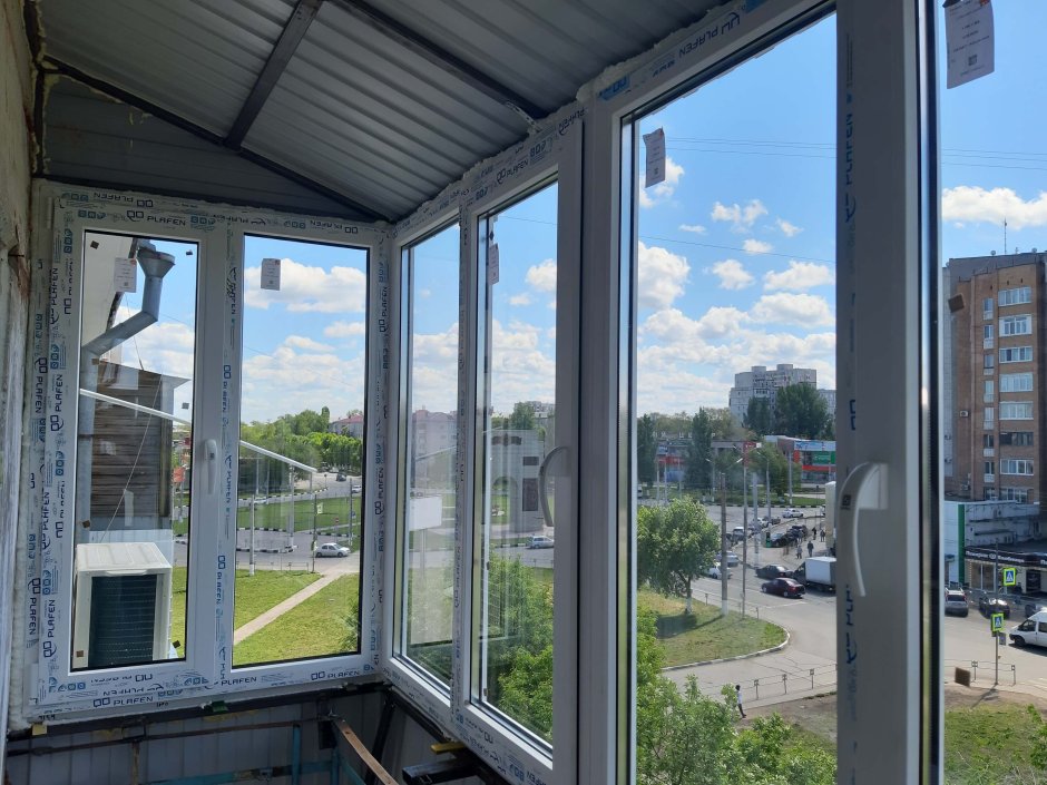 Остекление ПВХ VEKA балкон