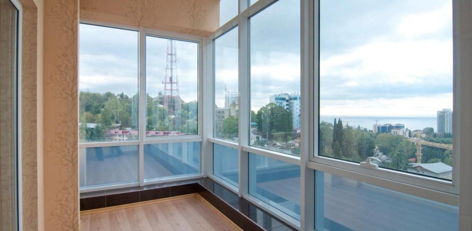 Балконное остекление ригельная система