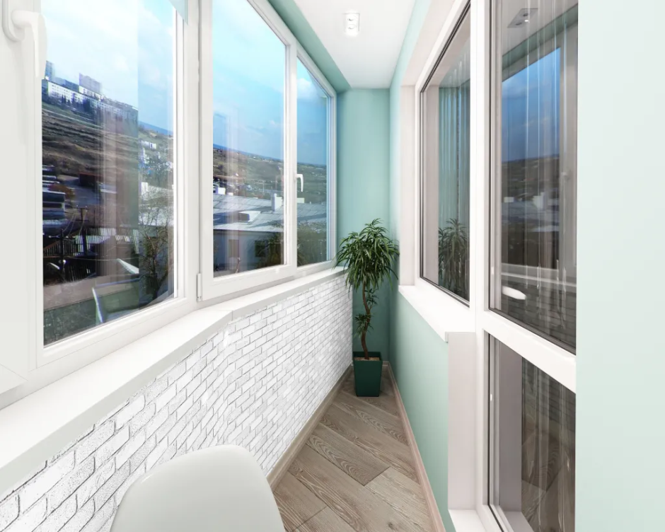 Остекление ПВХ VEKA балкон