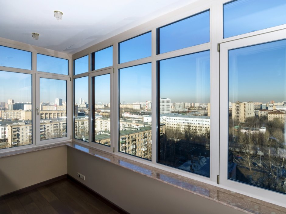 Панорамное остекление Рехау