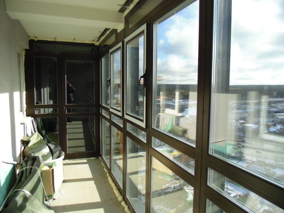 Застекленный балкон