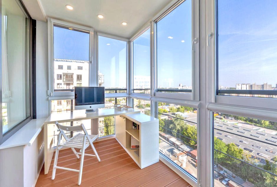 Второй контур остекления лоджии