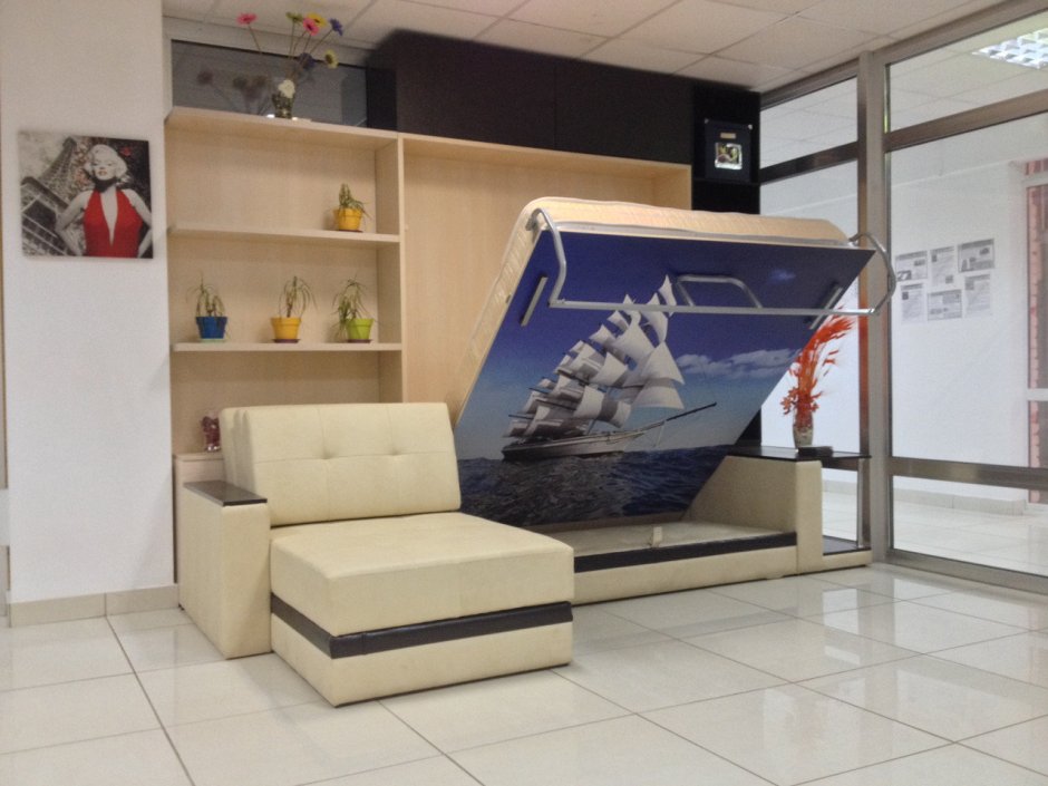 Гутер мебель кровать трансформер