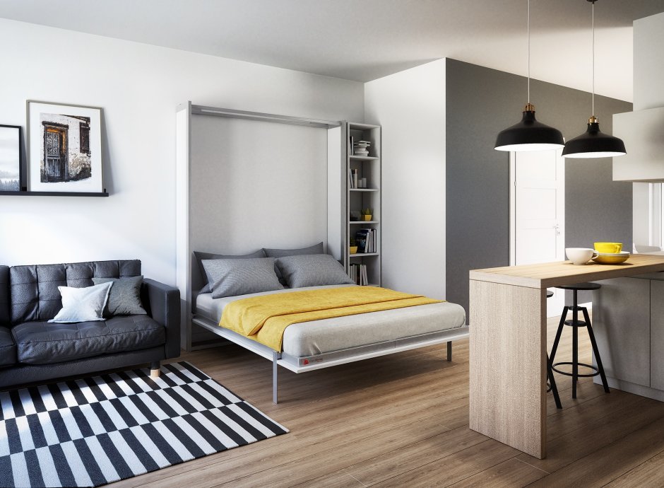 Смартбед 140 - кровать-трансформер в нишу 140 x 200