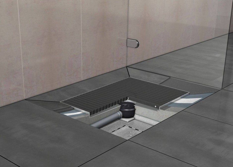 Душевой поддон из мозаики