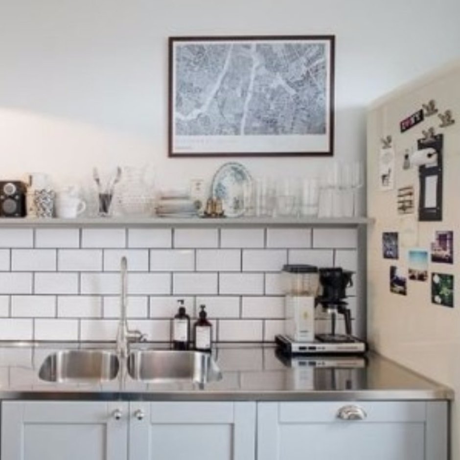 Мойка для кухни в скандинавском стиле