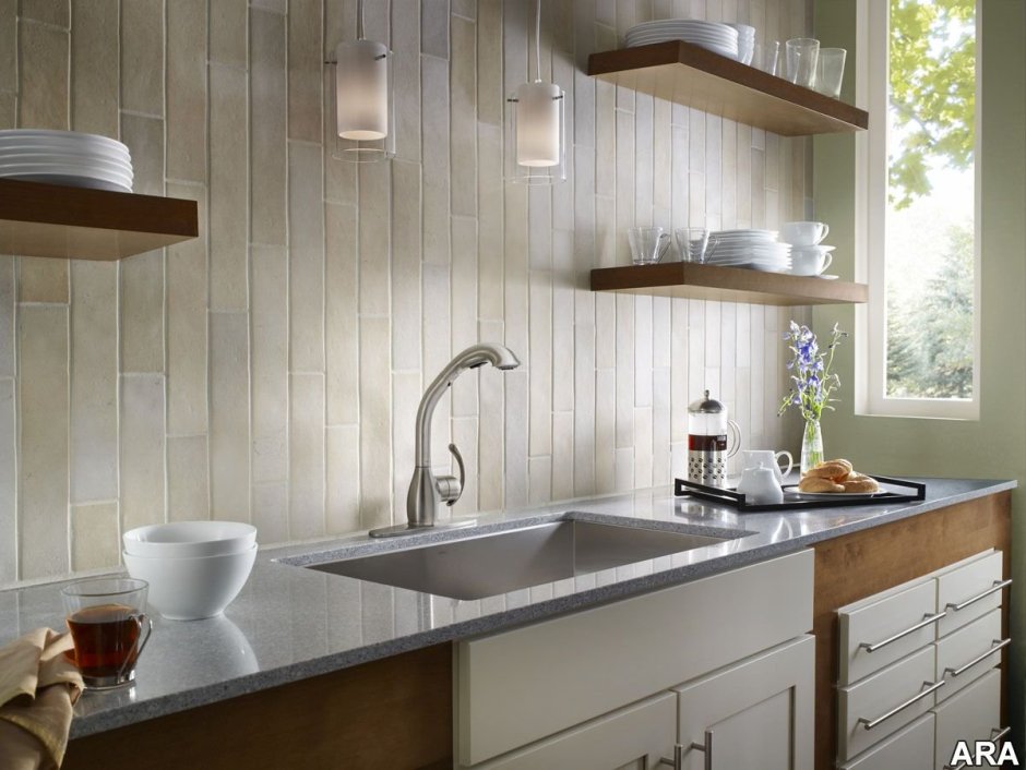 Фартук для кухни без верхних шкафов