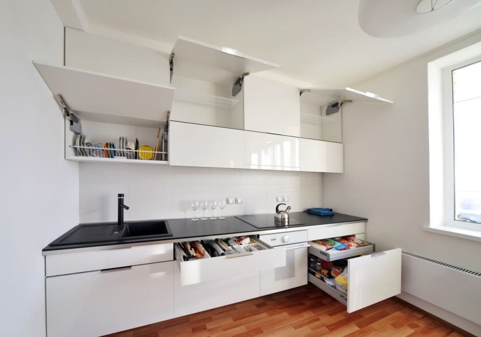 Маленькая кухня в стиле Минимализм