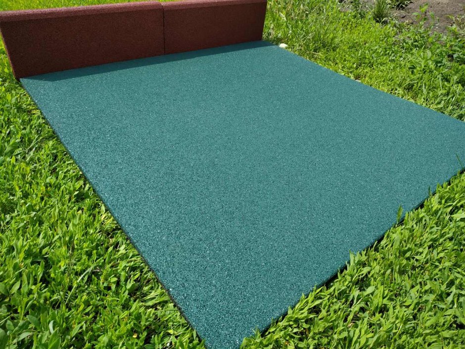 Резиновое напольное покрытие для спортзала