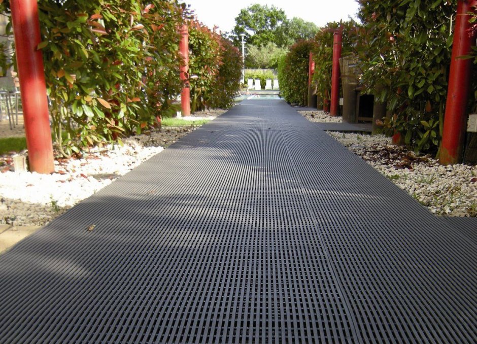 Плитка Садовая (300*300мм) терракот (4шт) (КЗП)