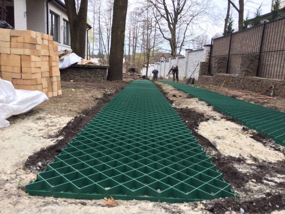 Садовые дорожки из резиновой крошки