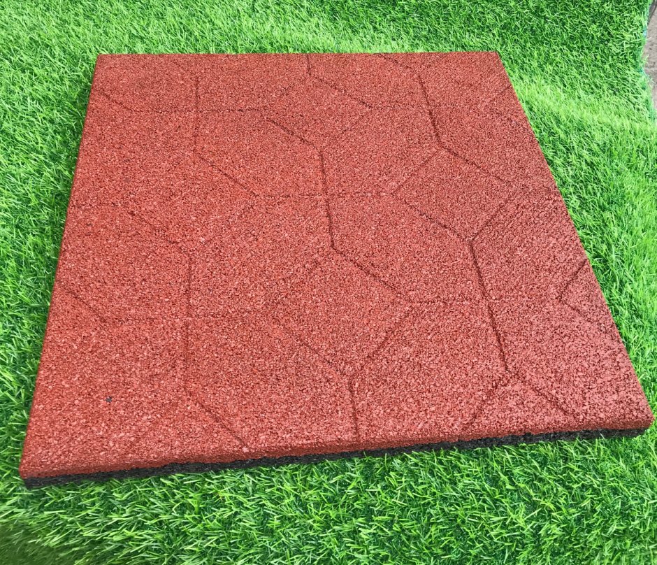 Резиновое покрытие для дорожек на даче