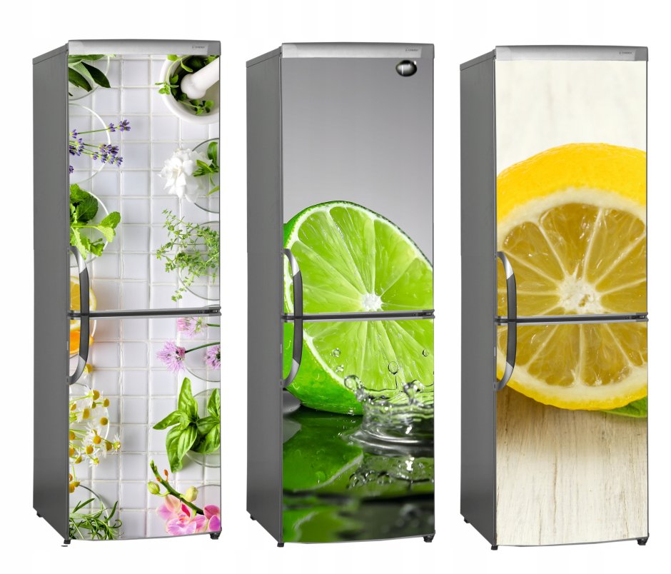 Виниловая пленка на холодильник