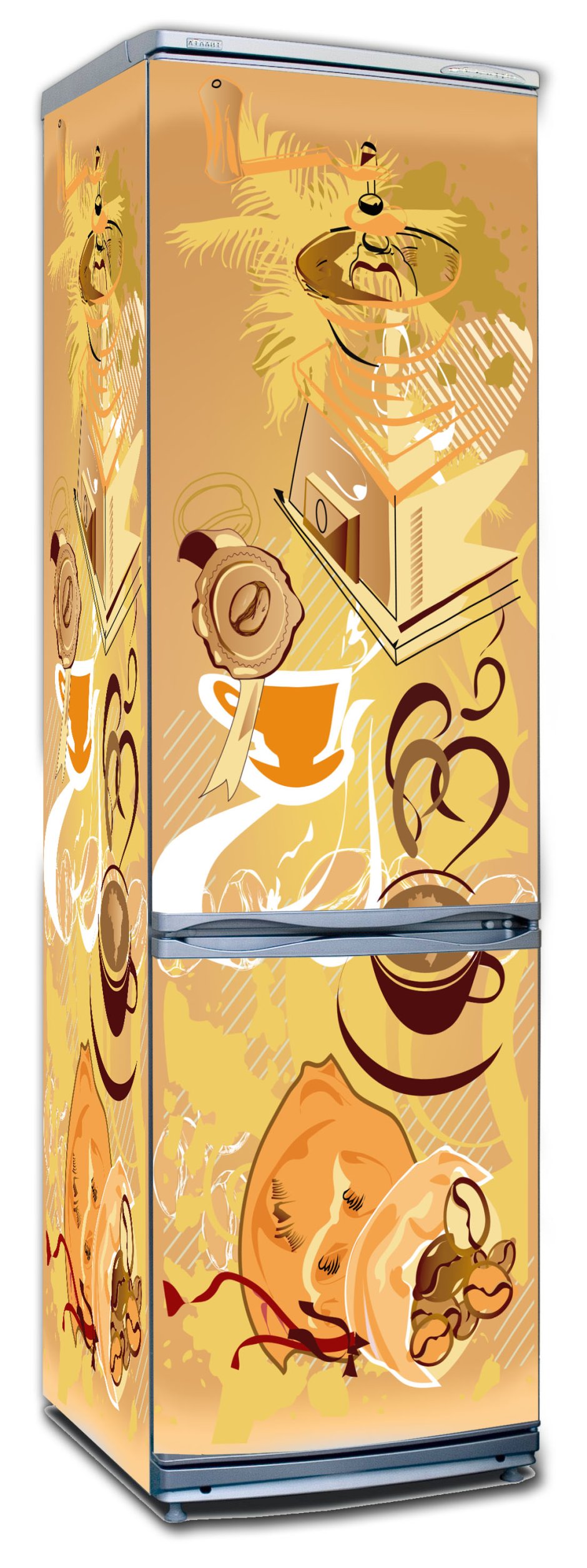 Наклейка на холодильник -паб