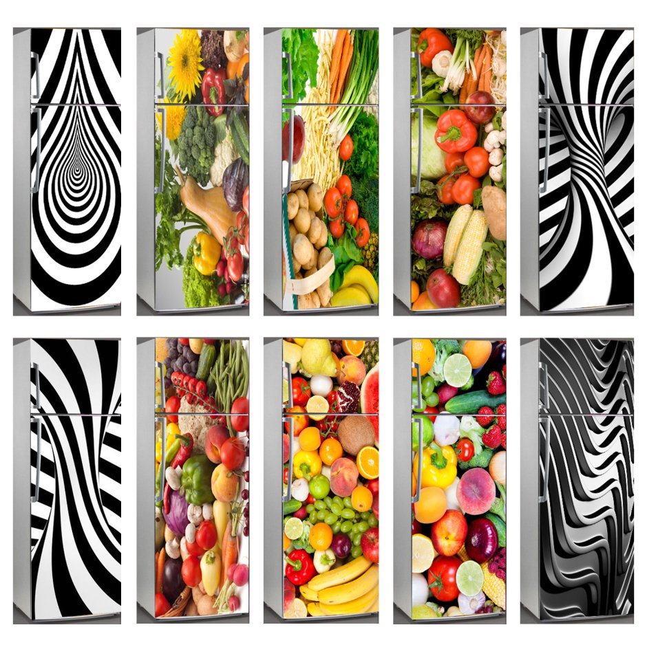 Самоклейка фрукты и овощи