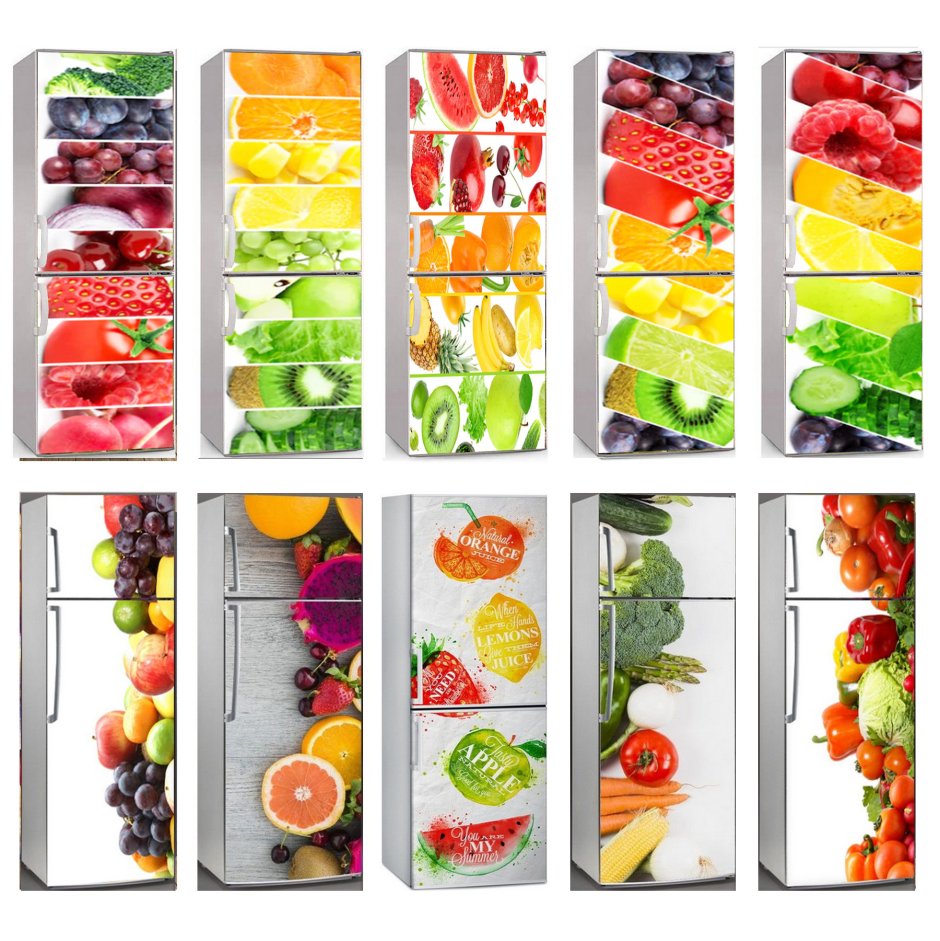 Самоклейки на холодильник