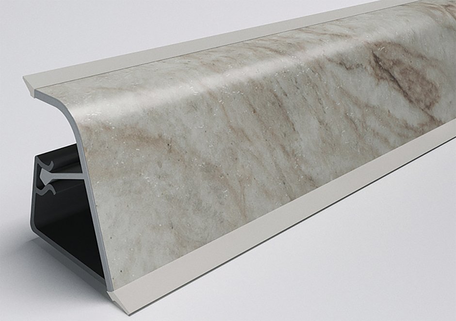 Пристеночный бортик 118 гранит черный /4,2м/